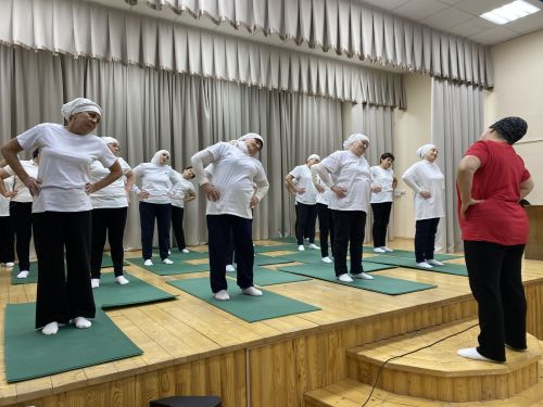 В Березнякском сельском доме культуры проходят занятия по фитнесу