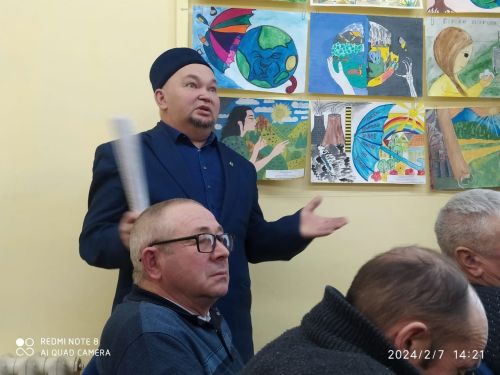 Өркеш авылы жирлегендэ район һәм авыл җирлегенең хисап җыелышы үтте
