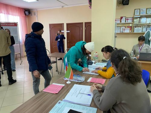 «Кызык-мызык» Вахит авылындагы сайлау участогында күзәтүче буларак катнаша