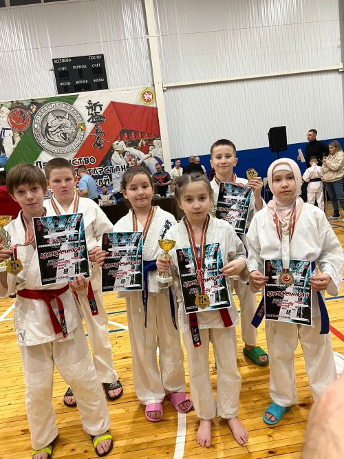 Кукмаралылар киокусинкай каратэ буенча Татарстан Чемпионаты һәм беренчелегендә катнашты