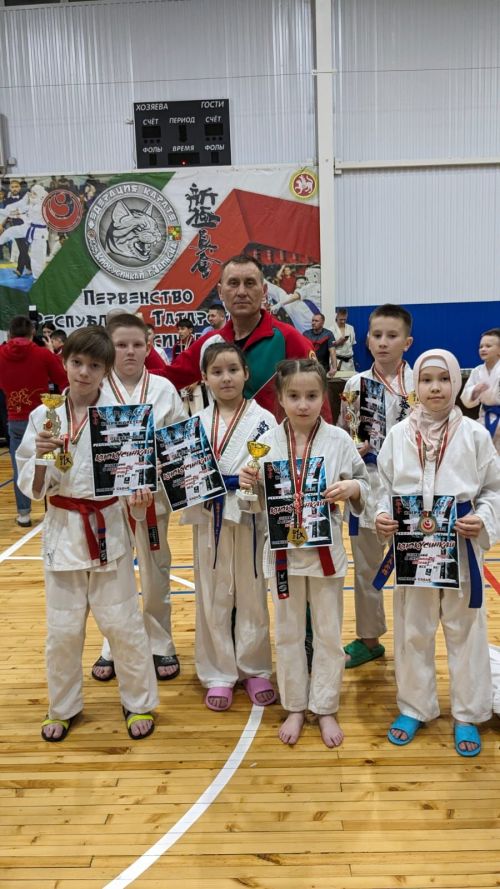 Кукмаралылар киокусинкай каратэ буенча Татарстан Чемпионаты һәм беренчелегендә катнашты