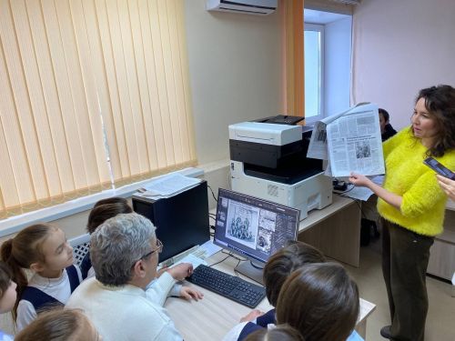 В «Кукмор-информ» с экскурсией побывали учащиеся 2 инженерного класса многопрофильного лицея