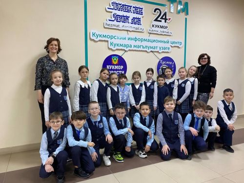 В «Кукмор-информ» с экскурсией побывали учащиеся 2 инженерного класса многопрофильного лицея