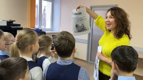 В «Кукмор-информ» с экскурсией побывали учащиеся 2 инженерного класса многопрофильного лицея