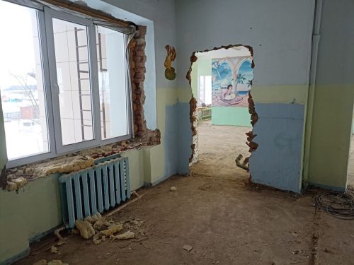 В Кукморском детском саду «Рябинушка» начался капитальный ремонт