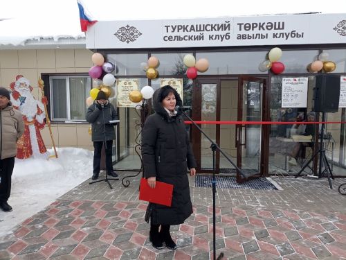 Төркәш авылында капиталь төзекләндерелгән клуб ачылды