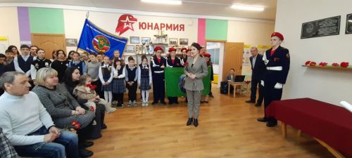 В Чарлинской школе Кукморского района открыли мемориальную доску в память о Герое СВО