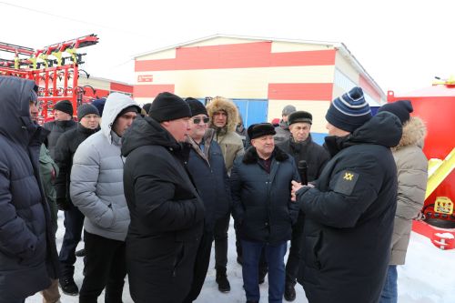 Кукмара районы хуҗалыкларының баш инженерлары Мөслим районында кунакта булдылар