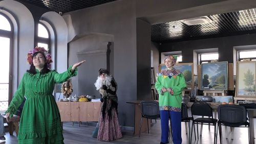 Кукмара туган төбәкне өйрәнү музеена Нократ Аланы шәһәреннән кунаклар килде