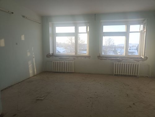 Кукмара районы үзәк дәваханәсенең кардиология бүлегендә капиталь ремонт эшләре бара
