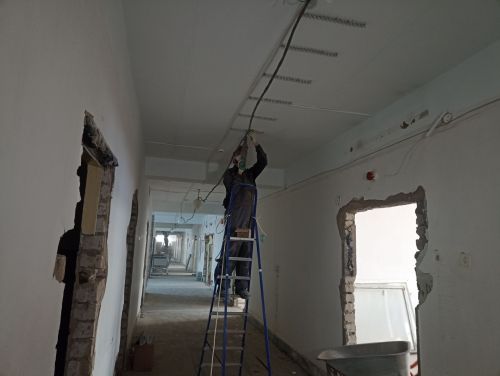 Кукмара районы үзәк дәваханәсенең кардиология бүлегендә капиталь ремонт эшләре бара