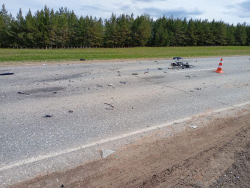 Кукмарада юл фаҗигасендә мотоциклчы һәлак булган