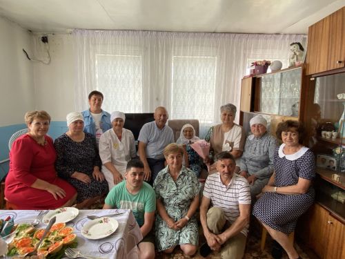 Югары Өскебаш авылыннан Маһибәдәр Мөҗипова 95 яшьлек гомер бәйрәмен билгеләп үтте