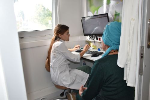 Түбән Өскебаш авыл җирлегенә тәгәрмәчле поликлиника килде