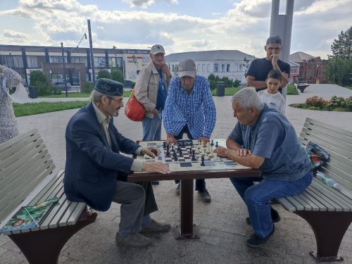 В Кукморе прошел шахматный турнир в рамках проекта «Курше Фест»