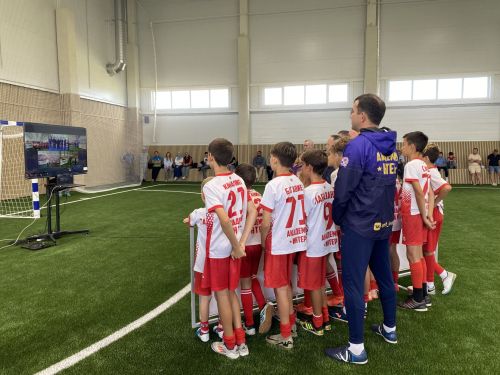 Спортка яңа сулыш:  Кукмарада  ачык футбол манежы кулланышка тапшырылды