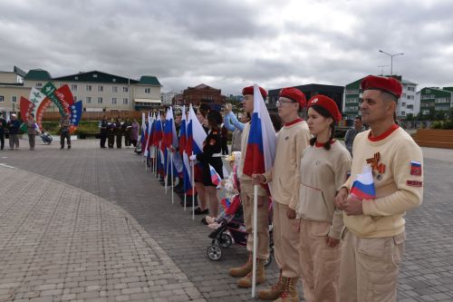 В Кукморе отметили День Флага России