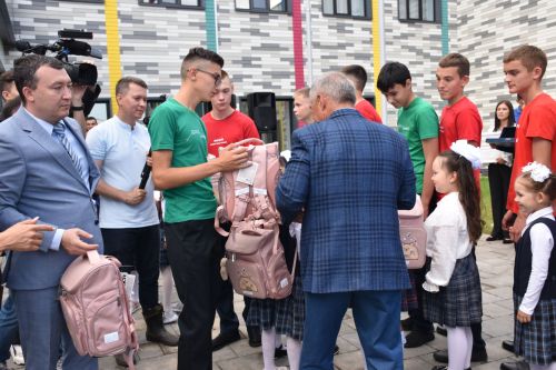 Татарстан Республикасы Рәисе Рөстәм Миңнеханов Кукмара 3нче урта мәктәбенең яңа корпусын ачты