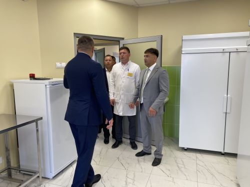 Район үзәк дәваханәсенең сөт ризыкларын тарату пункты капиталь төзекләндерелде