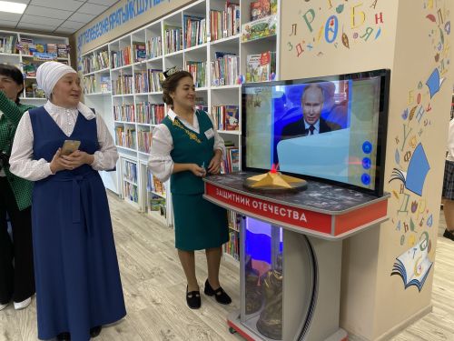 Байлангар авылында модельле китапханә ачылды