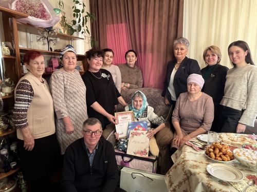 Янил авылыннан Фидорова Минехәят Хөсәен кызына 95 яшь тулды
