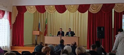 Нырты авыл җирлегендә хисап җыелышы узды