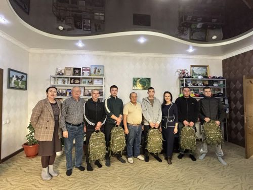 «Вахитово» ширкәтендә егетләргә солдат биштәрләре тапшырылды
