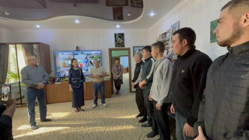 «Вахитово» ширкәтендә егетләргә солдат биштәрләре тапшырылды