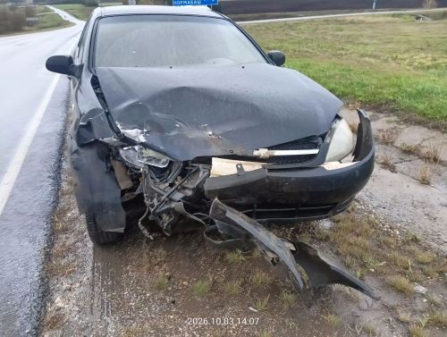 В Кукморском районе произошло столкновение двух автомобилей