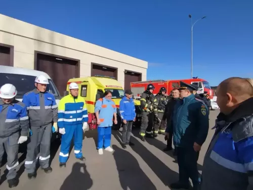 В Кукморском районе отработали ликвидацию условных чрезвычайных ситуаций