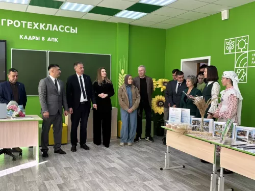 Мәчкәрә мәктәбендә агротехкласс ачылды