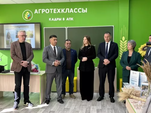 Мәчкәрә мәктәбендә агротехкласс ачылды
