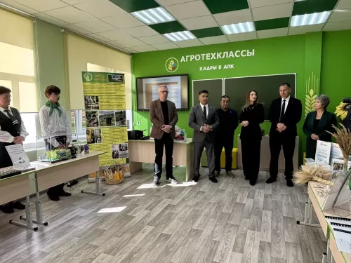 Мәчкәрә мәктәбендә агротехкласс ачылды