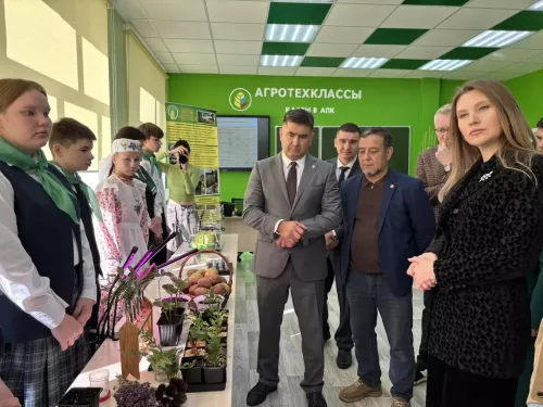 Мәчкәрә мәктәбендә агротехкласс ачылды