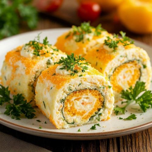 Вкусный рецепт: ролл мимоза