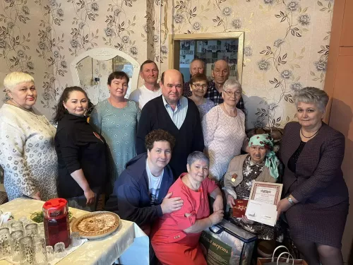 Труженица тыла Ольга Павлова из Кукморского района отметила 95-летний юбилей