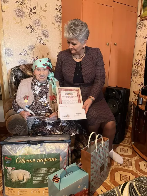 Труженица тыла Ольга Павлова из Кукморского района отметила 95-летний юбилей