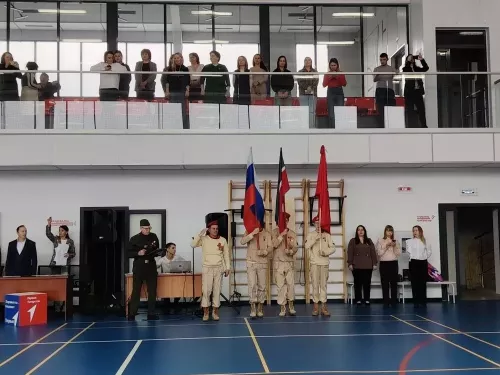 Будущие защитники: в Кукморском районе состоялся районный конкурс строя и песни