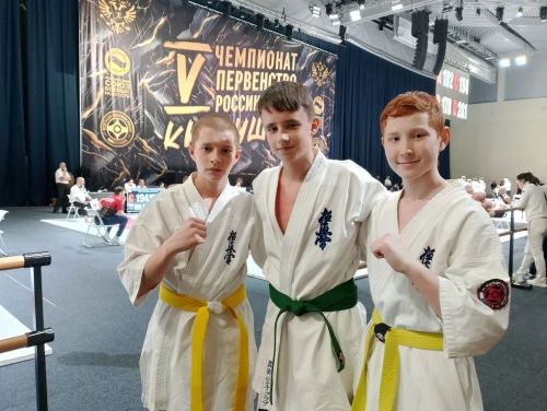 Кукморский район взял семь медалей в первый же день чемпионата России по киокушин