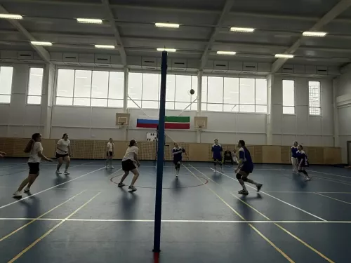 В Кукморском районе прошли финальные соревнования по волейболу
