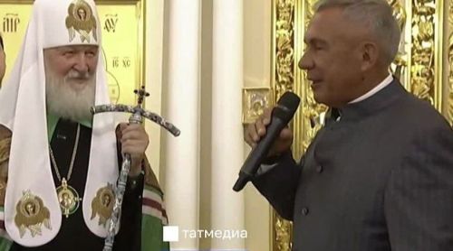 Рустам Минниханов поблагодарил Патриарха Кирилла за укрепление межконфессионального мира в Татарстане