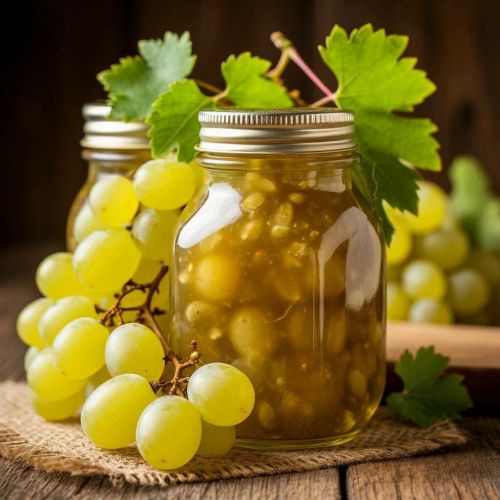 Нежное варенье из белого винограда