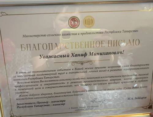 Үрнәк гаилә: Олыязда яшәүче Хәниф Гобәйдуллин 90 яшен билгеләп үтте