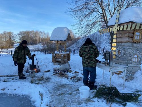 В селе Село Чура отпраздновали Крещение Господне