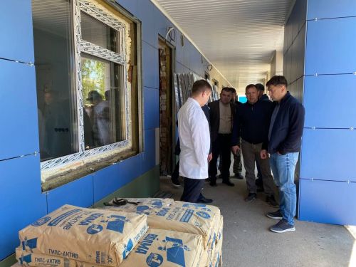 Сергей Димитриев Кукмара районының төзелеш объектларындагы эш барышы белән танышты
