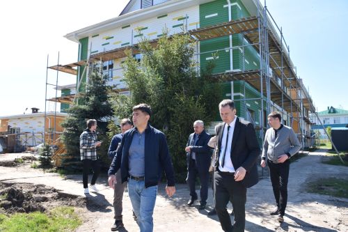 Сергей Димитриев Кукмара районының төзелеш объектларындагы эш барышы белән танышты