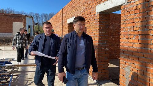 Сергей Димитриев Кукмара районының төзелеш объектларындагы эш барышы белән танышты