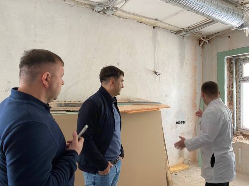 Сергей Димитриев Кукмара районының төзелеш объектларындагы эш барышы белән танышты