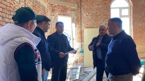 Сергей Димитриев Кукмара районының төзелеш объектларындагы эш барышы белән танышты