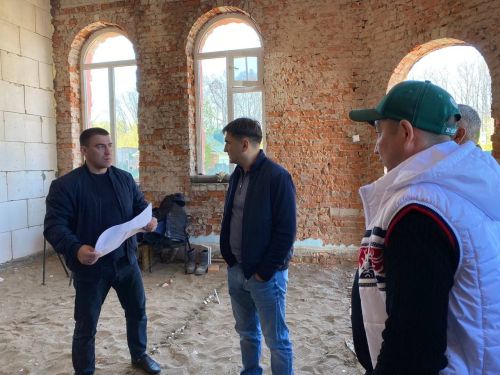 Сергей Димитриев Кукмара районының төзелеш объектларындагы эш барышы белән танышты